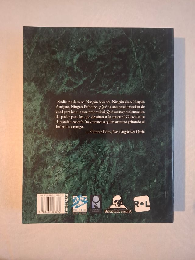 Vampiro la mascarada V20 Edición 20 Aniversario