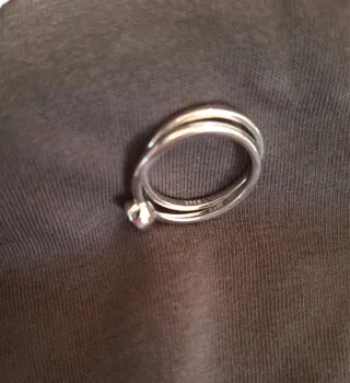 Anillos Plata Ley con Circonita