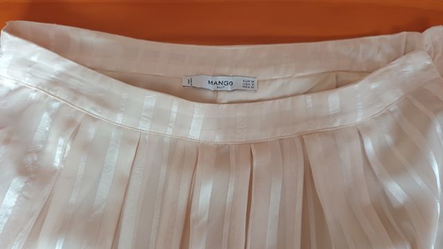 Completo a righe in raso Mango Taglia M