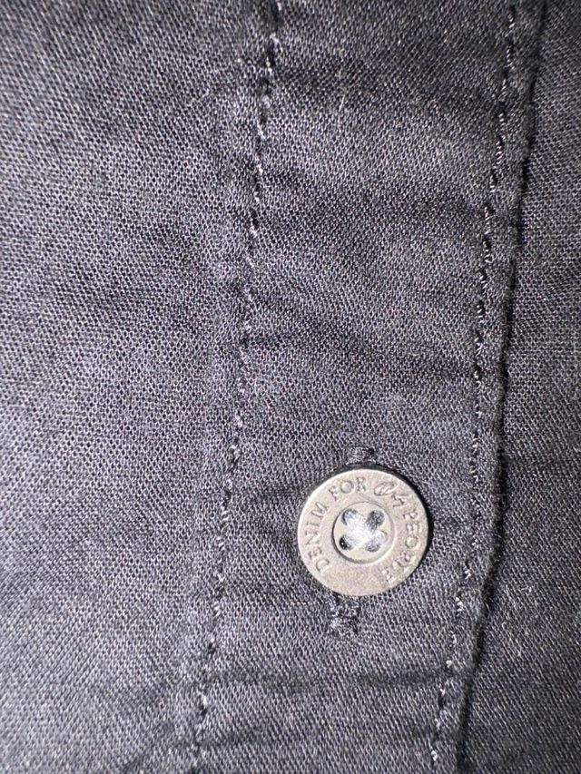 Camicia Only Denim Nera Taglia 38