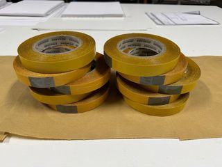 Cinta Adhesiva Doble Cara Amarilla