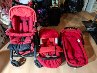 Capazo,grupo 0 y silla Fundas para cochecito Jane