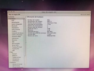 iMac 7.1 2007 4GB RAM 250GB HDD