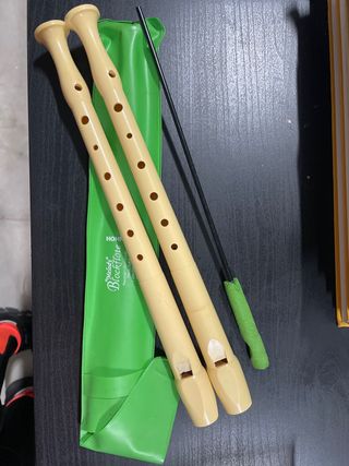 2 Flautas dulce Hohner Melody Blockflote