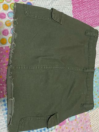 Falda vaquera verde niña