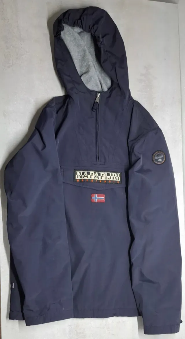 Giubbotto Napapijri blu con cappuccio