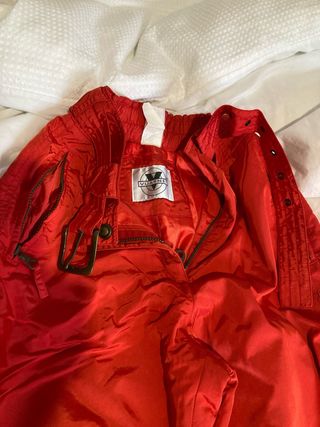 Pantalón esquí Vuarnet mujer rojo