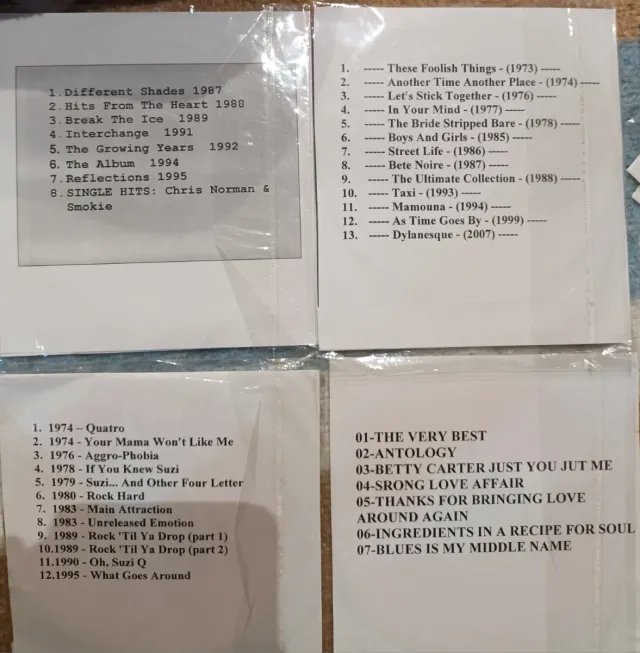 Colección CDs MP3 Chris Norman, Brian Ferry, Suzi 