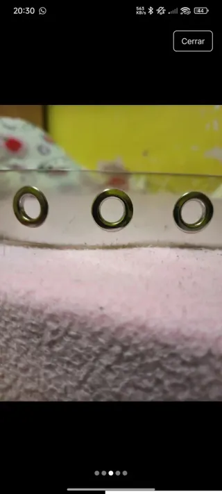 Cinturón transparente con hebilla metálica