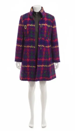 Abrigo de mujer multicolor