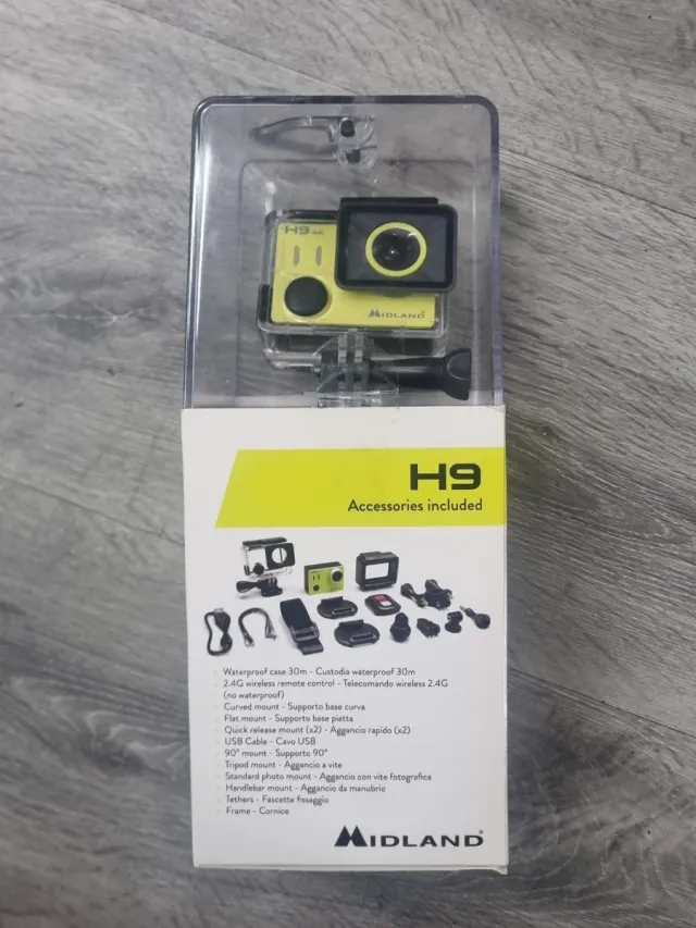 Cámara de acción Midland H9 4K