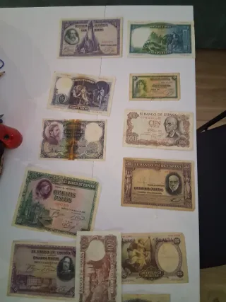 Billetes antiguos españoles