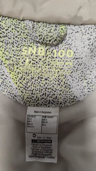 Giacca da sci/snowboard lunga e calda