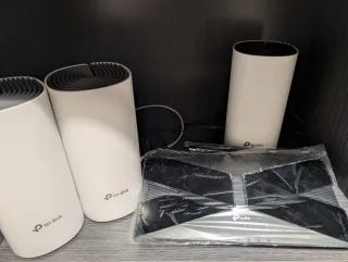 Kit Wifi TP-Link Archer AX58 + Deco M4 + 2 E4