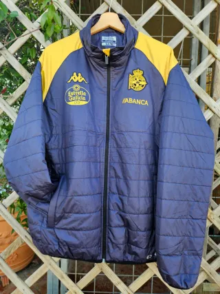 Giubbino sportivo Kappa blu e giallo