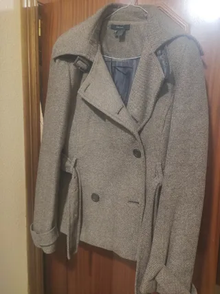 Cazadora gasoeada tonos marrones Zara