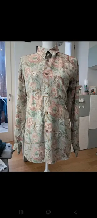 Camicia floreale donna