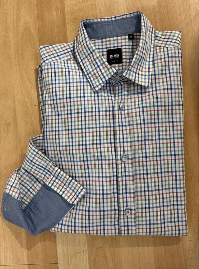 Camisa Hugo Boss Cuadros Talla M