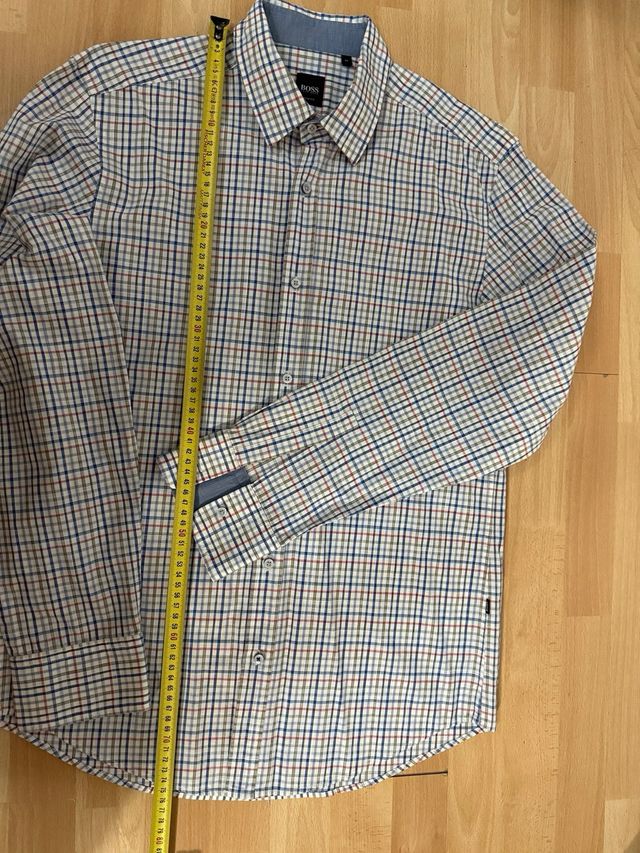 Camisa Hugo Boss Cuadros Talla M