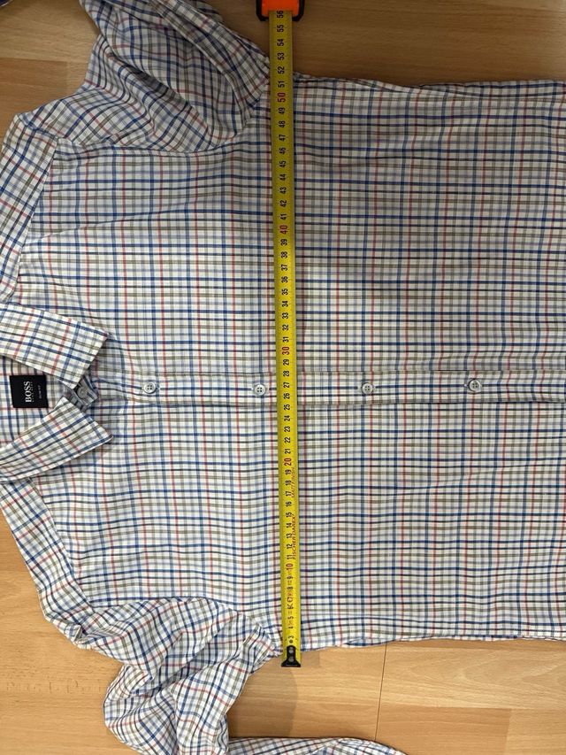 Camisa Hugo Boss Cuadros Talla M
