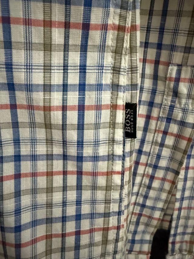 Camisa Hugo Boss Cuadros Talla M