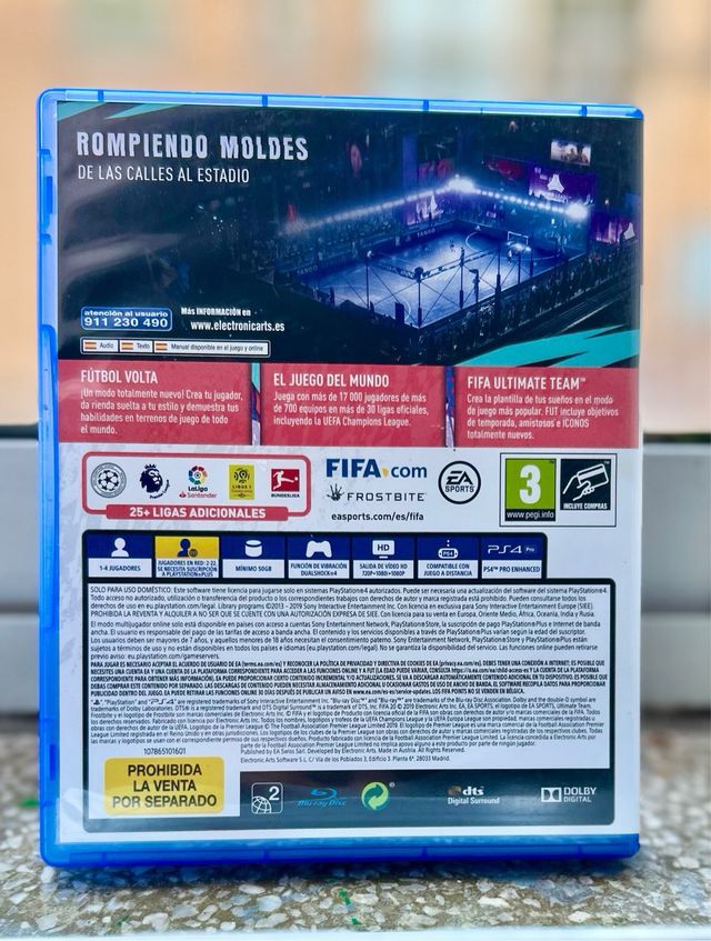 Pack FIFA 20 + Battlefield 1 También por separado