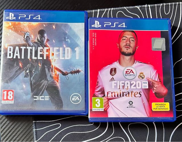 Pack FIFA 20 + Battlefield 1 También por separado