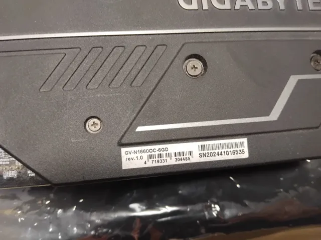 Nvidia Gtx 1660 Oc 6gb Ddr6 Gv-n1660oc-6gd