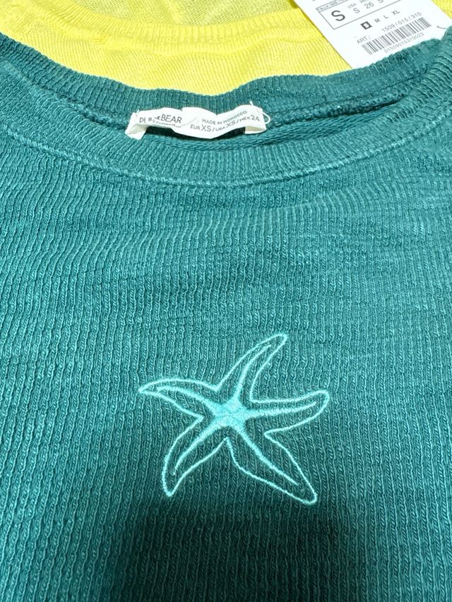 Lote 2 Camisetas Zara y pull bear