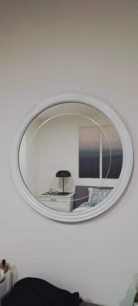 Espejo Redondo Madera 70cm