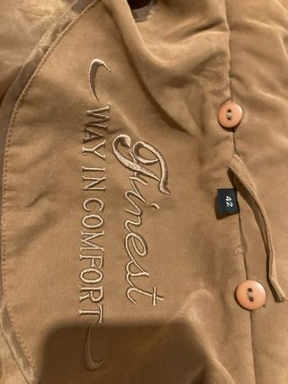 Abrigo vintage oversize marrón invierno