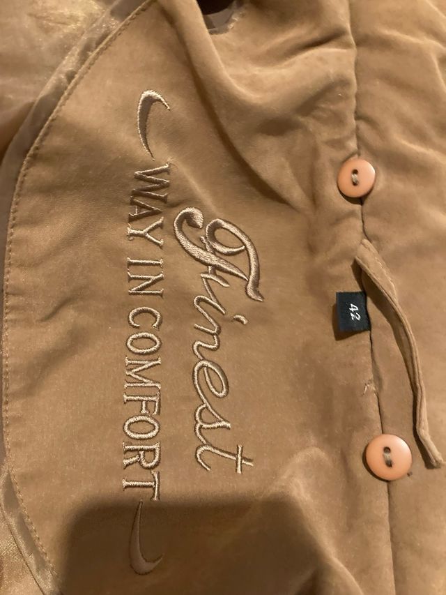 Abrigo vintage oversize marrón invierno