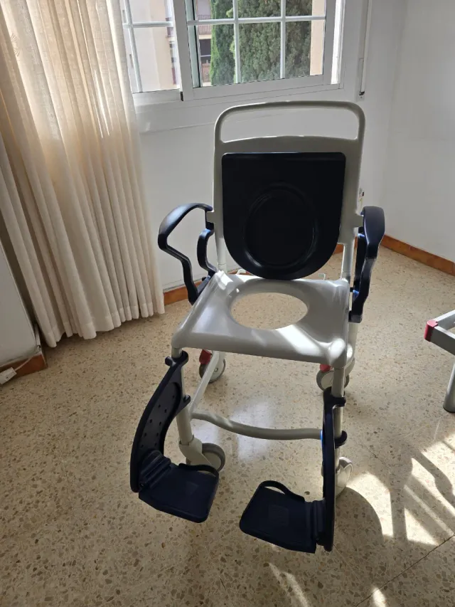 Silla WC Ducha con Ruedas
