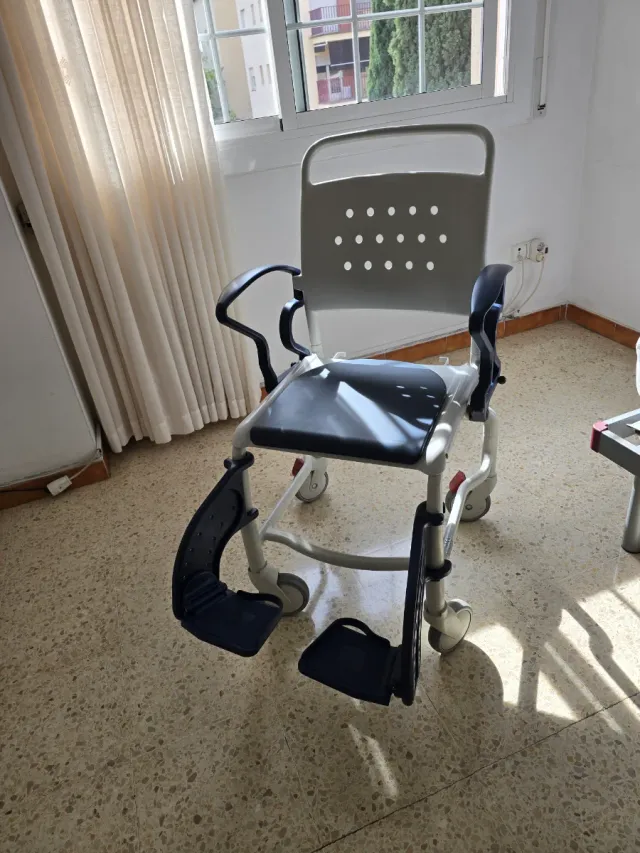 Silla WC Ducha con Ruedas