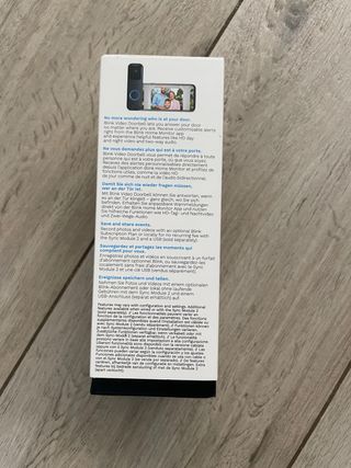 Blink Video Doorbell HD Wi-Fi nuovo Sigillato