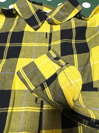 Camisa cuadros amarilla y camiseta boku no hero