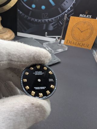 Esfera de diamante negro Rolex Datejust de 36 mm