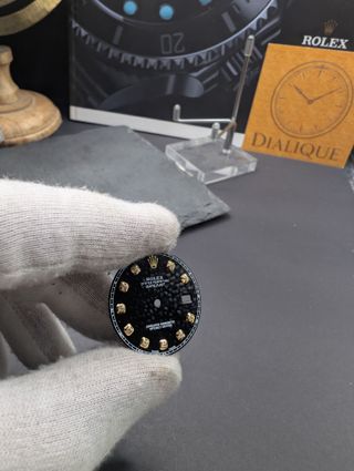 Esfera de diamante negro Rolex Datejust de 36 mm