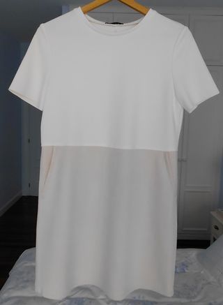 Vestido Zara Blanco