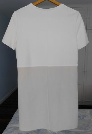 Vestido Zara Blanco