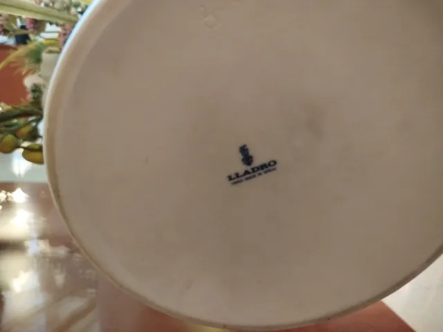 Jarrón Lladro  Biscuit Pastoral Porcelana