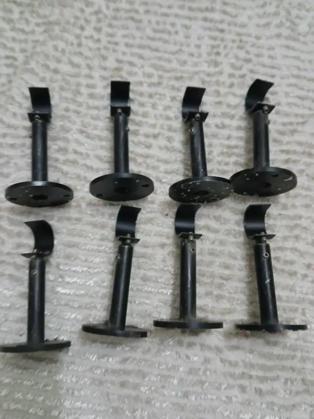 Soportes para cortinas (8 unidades)