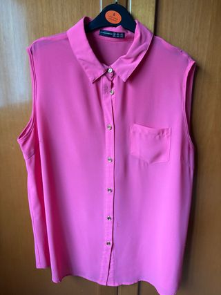 Blusa sin mangas rosa Atmosphere Talla 44