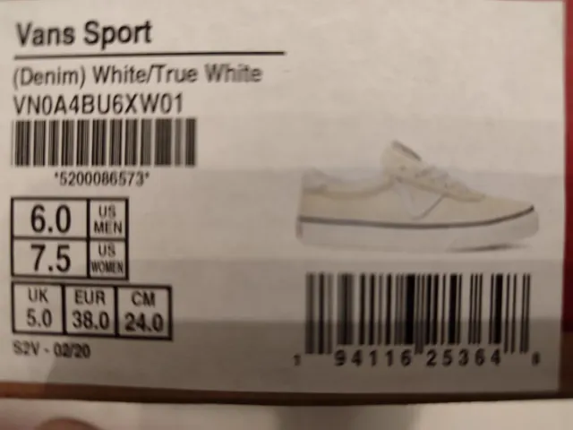 Zapatillas Vans Blancas Talla 38