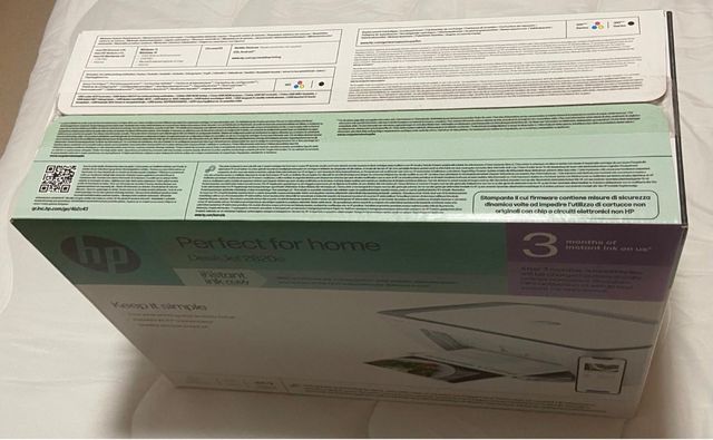 Impresora HP DeskJet 2820e sin usar