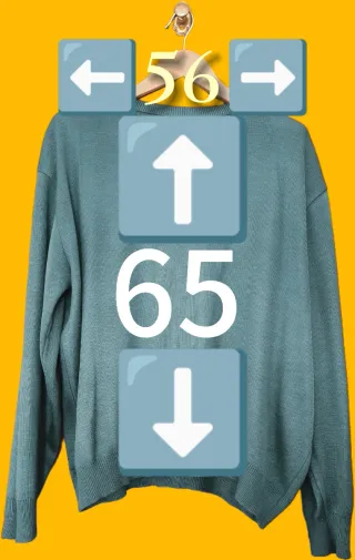 Jersey caballero cuello pico verde azulado