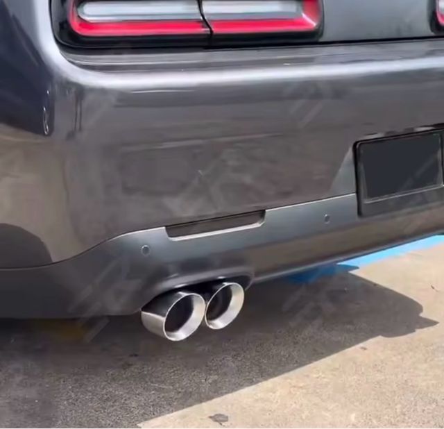 Punta de escape doble acero inoxidable