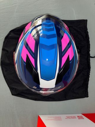 Casco LS2 FF320 Stream Evo Loop Azul/Rosa