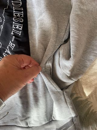 Sudadera Diesel Gris Talla XL