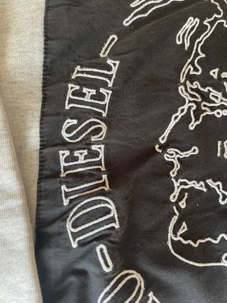 Sudadera Diesel Gris Talla XL